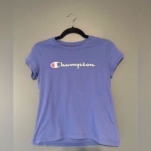 Champion purple shirt juniors XL